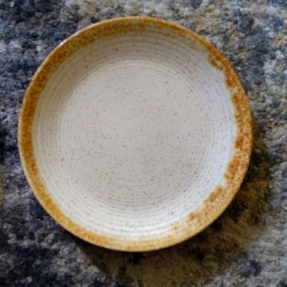 12 inch big MCcoy gray stone plate platter